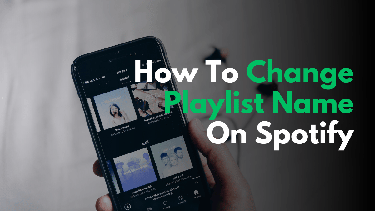 How To Change Playlist Name On Spotify